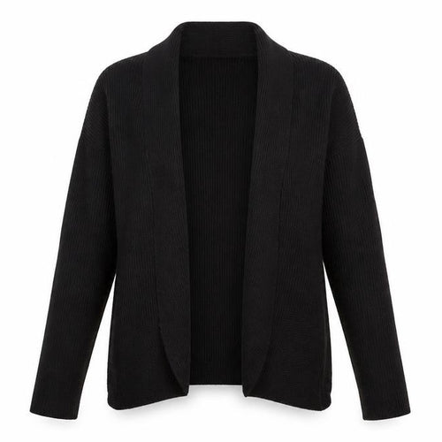 H&M Women’s Black Long Sleeve Open Knit Cardigan Size S