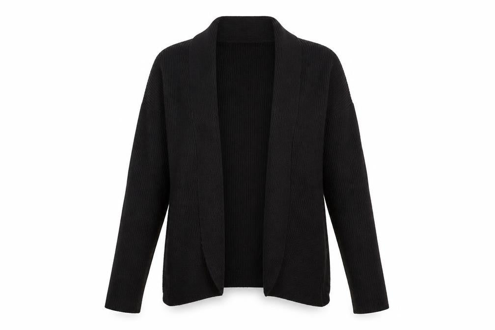 H&M Women’s Black Long Sleeve Open Knit Cardigan Size S