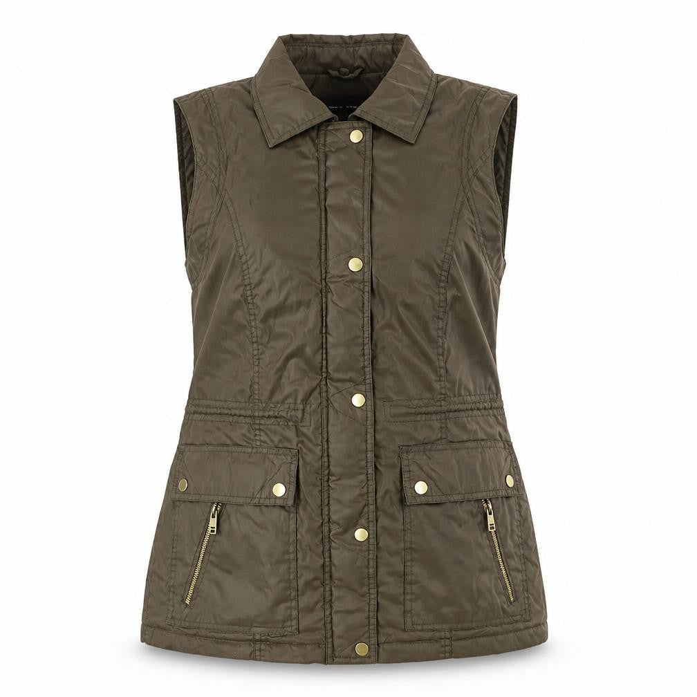 Dorothy Perkins Women’s Green Collared Waistcoat Size 12