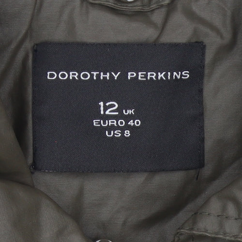Dorothy Perkins Women’s Green Collared Waistcoat Size 12
