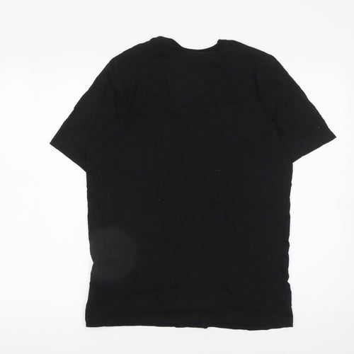 Puma Men's Black Short Sleeve Crew Neck Logo T-Shirt Size M