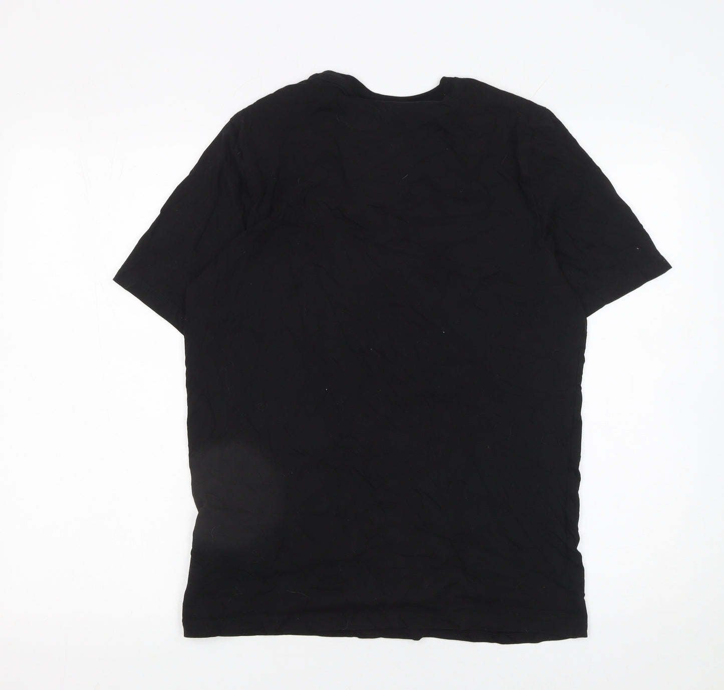 Puma Men's Black Short Sleeve Crew Neck Logo T-Shirt Size M