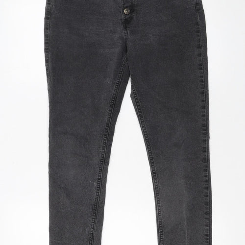 &Denim Women Grey High Rise Skinny Ankle Jeans Size 14