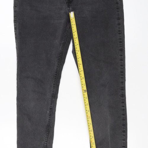 &Denim Women Grey High Rise Skinny Ankle Jeans Size 14