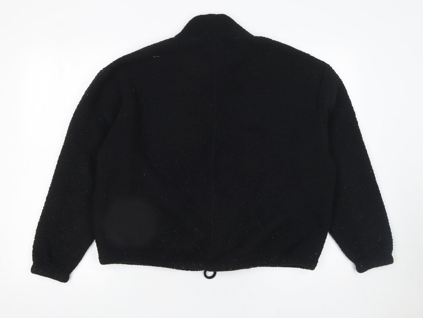 Nike Women's Black Therma-Fit Pullover Sweatshirt M Drawstring Fleece