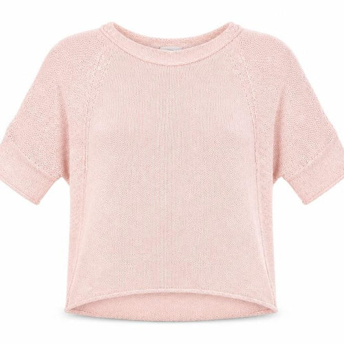 Phase Eight Women’s Pink Open-Knit Cotton Jumper UK 8