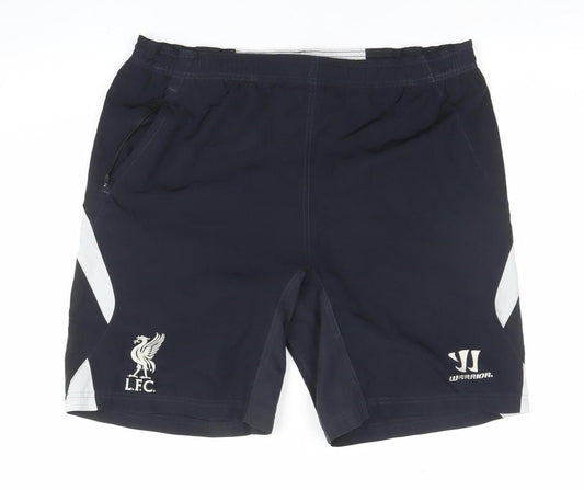Warrior Men’s Black & White L Liverpool FC Athletic Shorts L