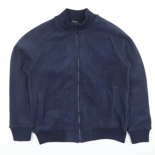 Dunnes Men’s Blue Fleece Full Zip Jacket Size M