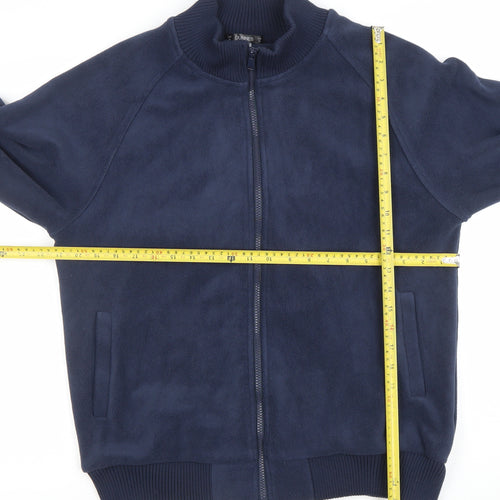Dunnes Men’s Blue Fleece Full Zip Jacket Size M