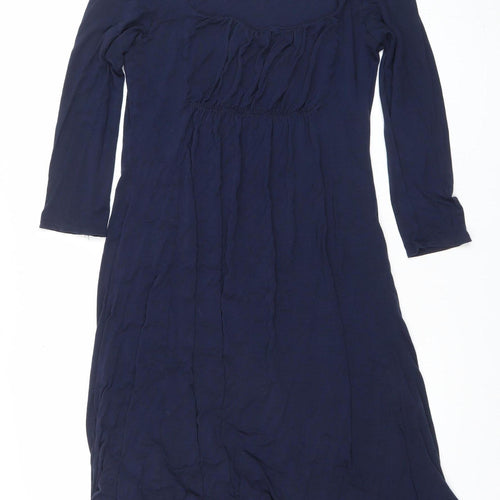Pink Angel Women Blue A-Line Knee Length Stretch Dress Size 12