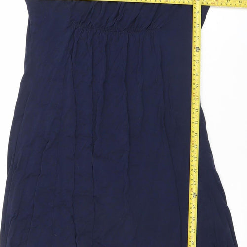 Pink Angel Women Blue A-Line Knee Length Stretch Dress Size 12