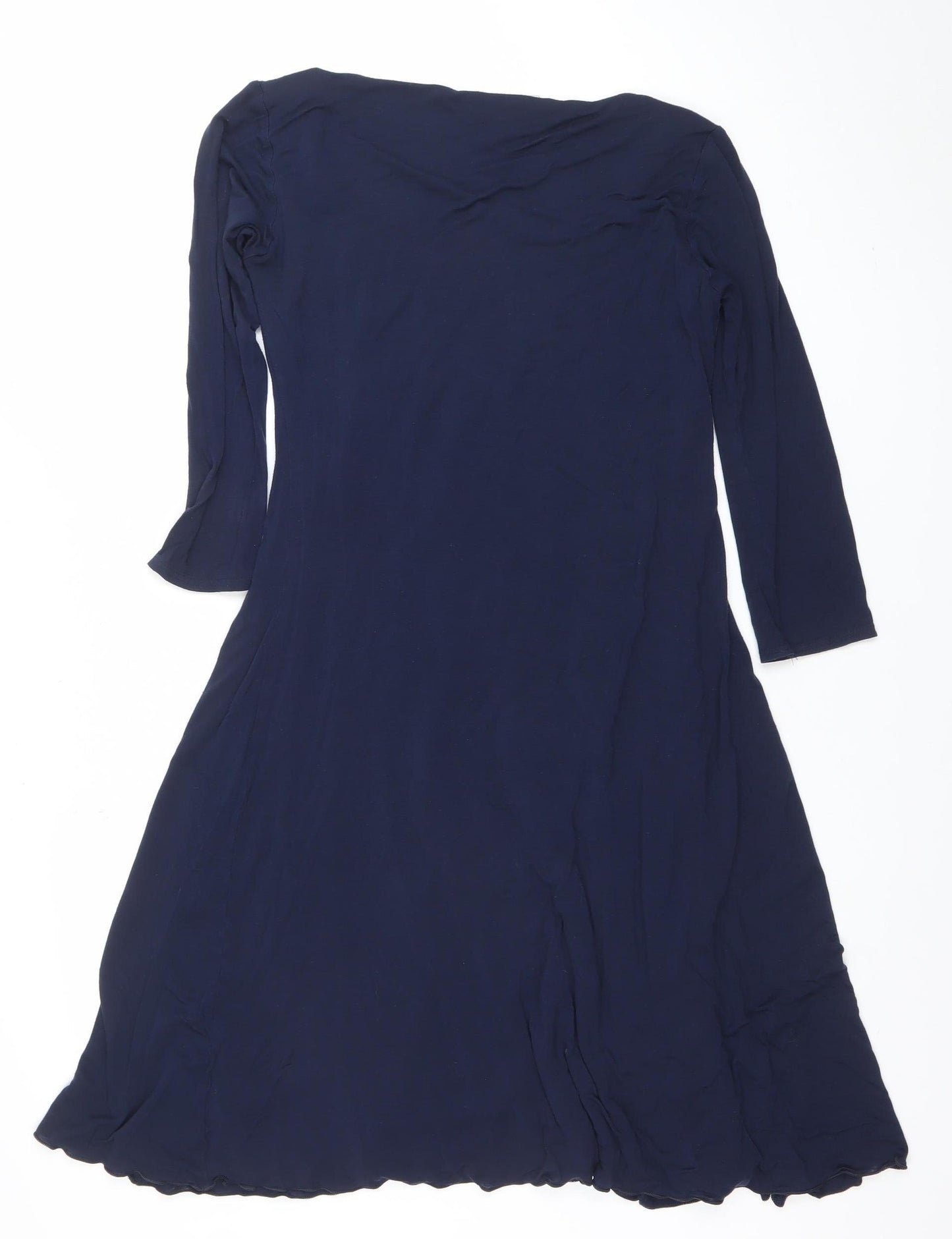 Pink Angel Women Blue A-Line Knee Length Stretch Dress Size 12