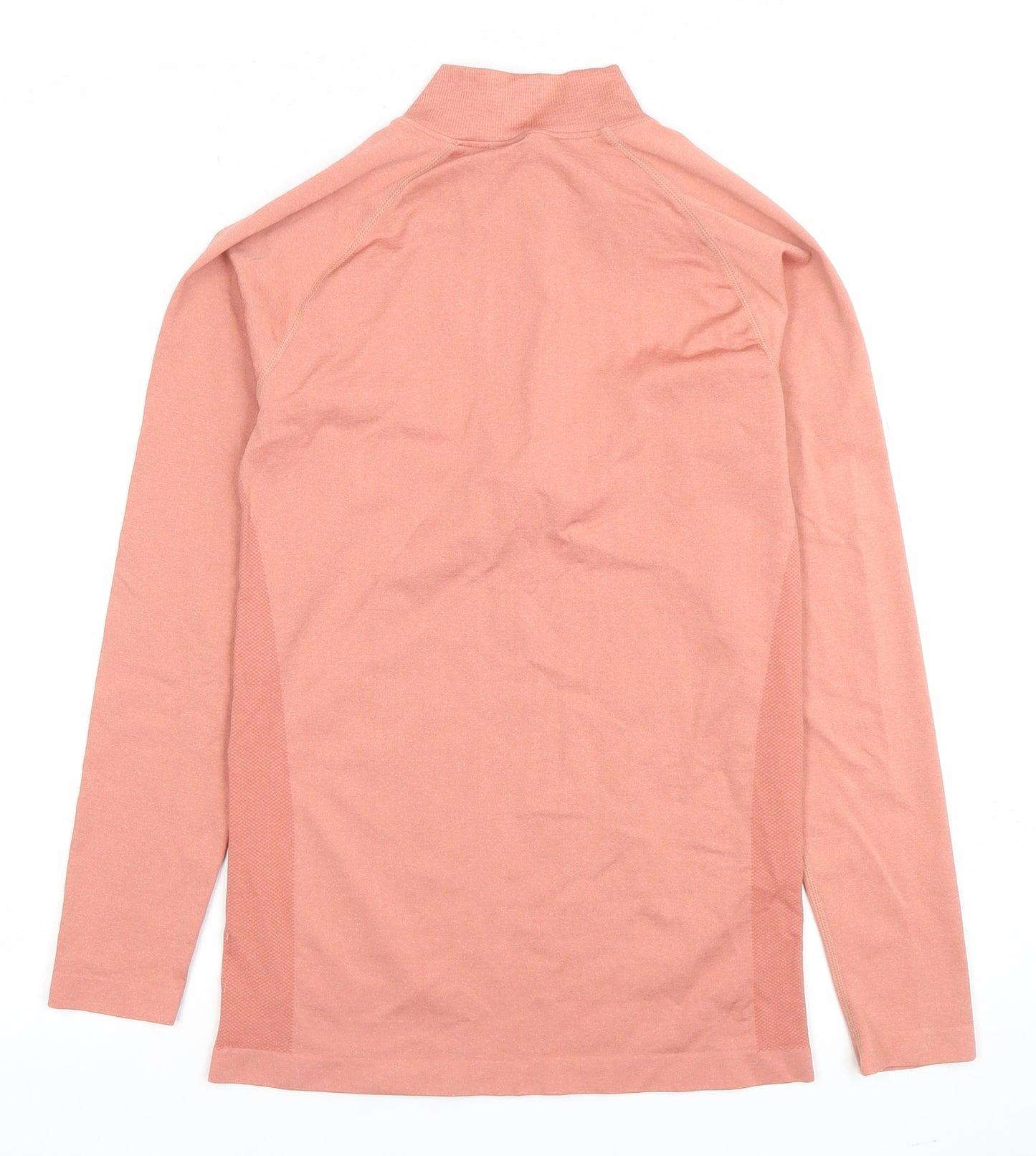 Gym King Women's Pink 1/4 Zip Long Sleeve Activewear Top Size 8