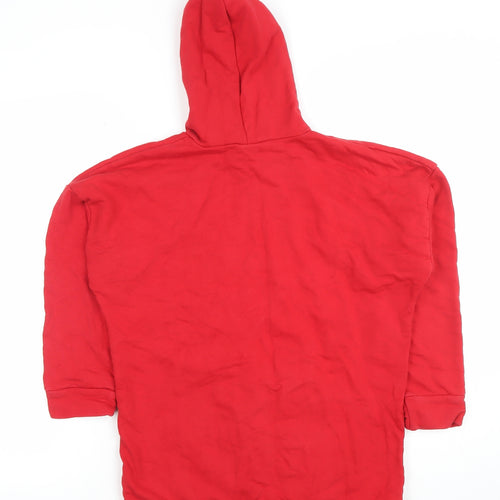 SINAN Red Michigan Wolverines Women's Pullover Hoodie M 100% Cotton