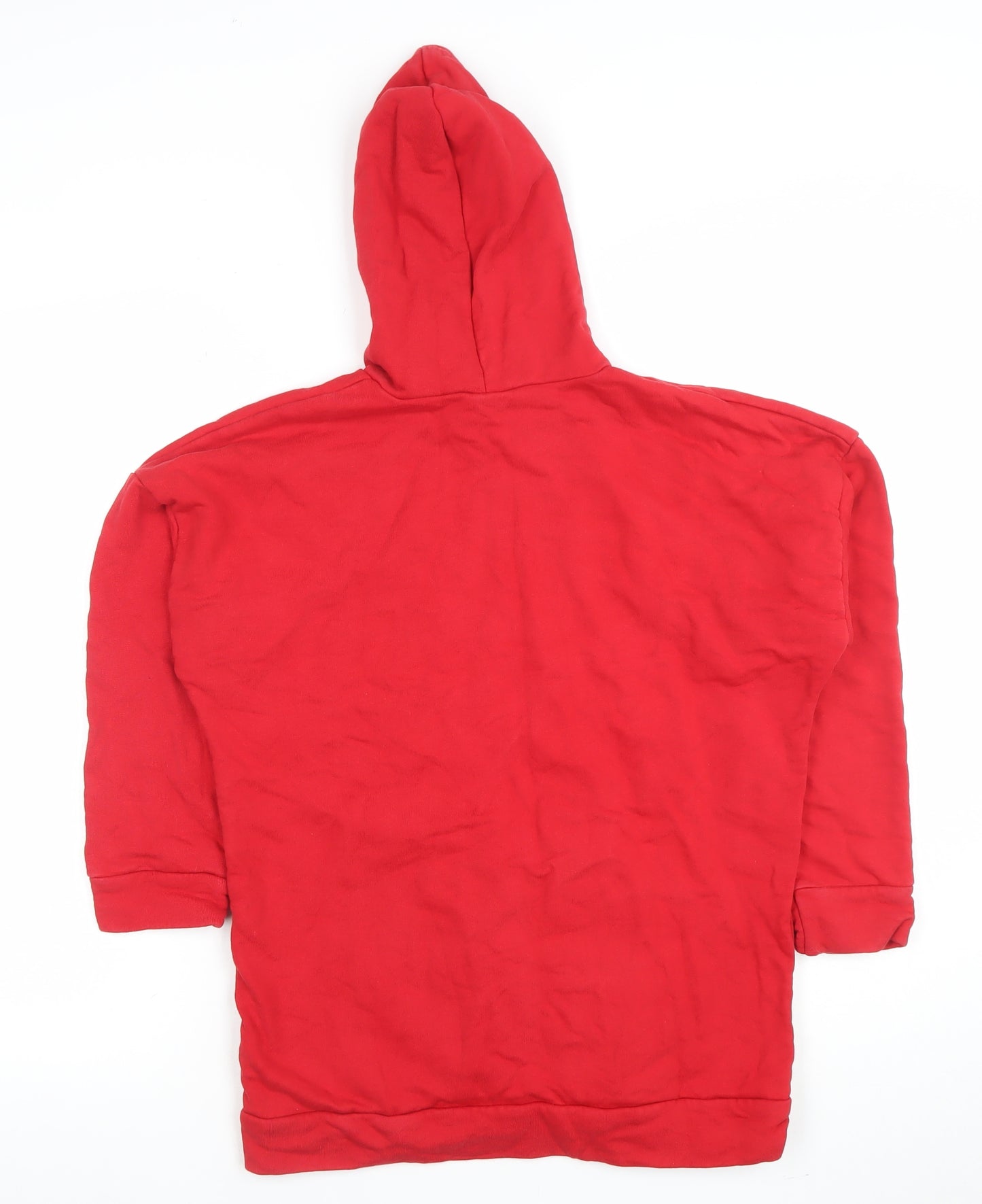 SINAN Red Michigan Wolverines Women's Pullover Hoodie M 100% Cotton