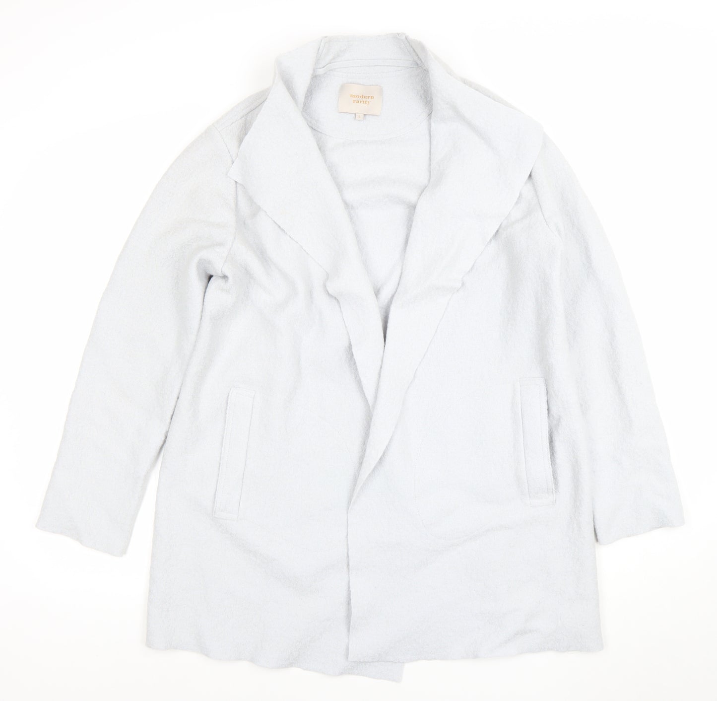 Modern Rarity Women's Grey Wool Blend Coatigan Size S