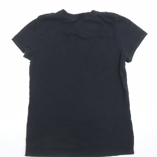 Nike Women's Black Just Do It Cotton Logo T-Shirt Size M