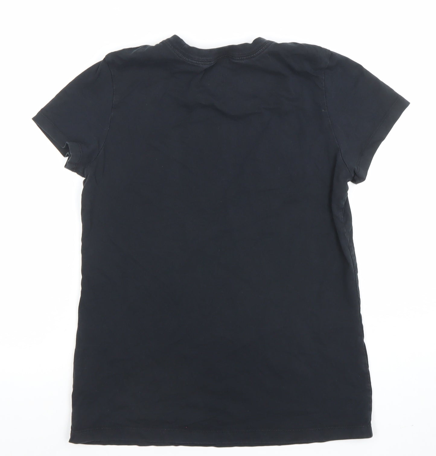 Nike Women's Black Just Do It Cotton Logo T-Shirt Size M