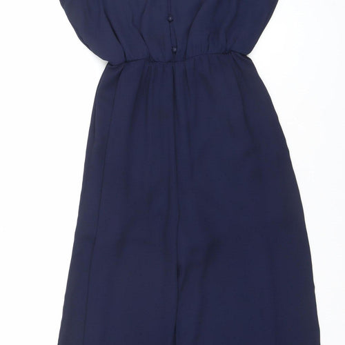 SHEMAUA SKY Women's Blue Sleeveless Trouser Suit Set Size S