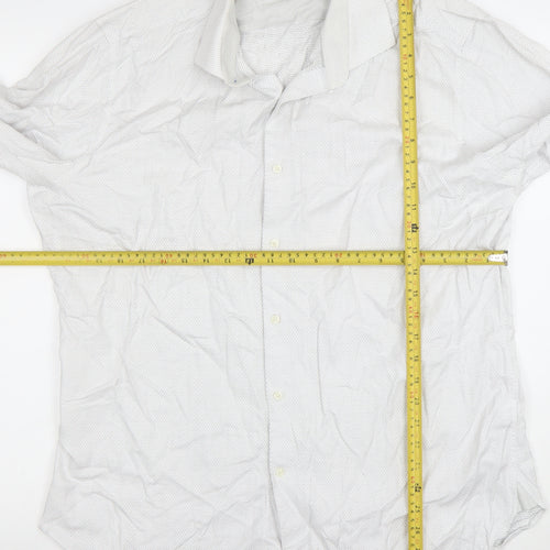 Ted Baker Endurance Men's White Long Sleeve Classic Button-Up Shirt Size 17