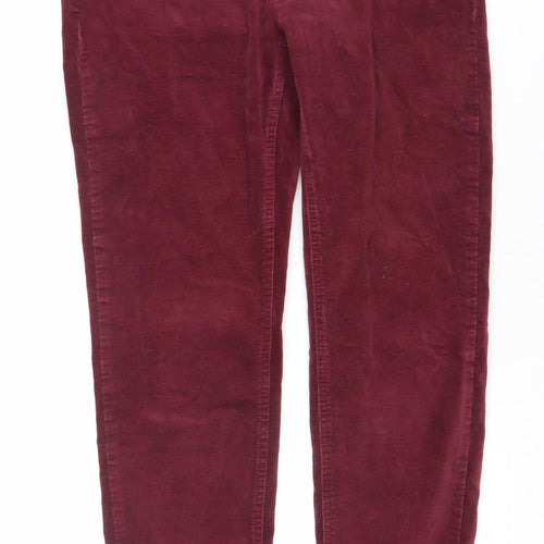 Blue 73 Womens Red Corduroy Skinny Jeans Size 8