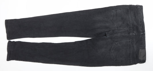 D.Co Certified Men's Black Skinny Denim Jeans W34 L32