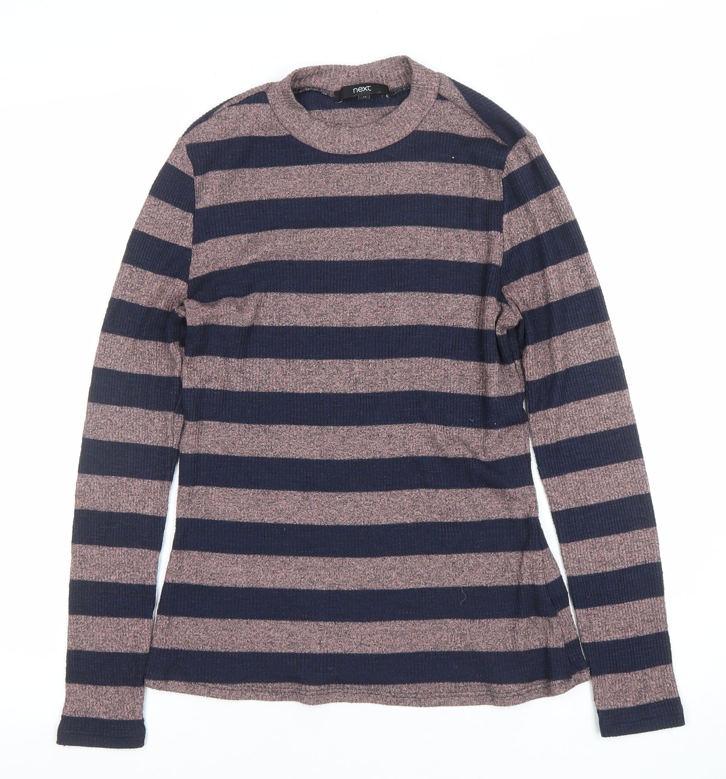 Next Women’s Multicoloured Striped Crew Neck Long Sleeve Jumper Size 12