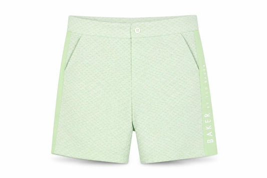 Ted Baker Boys Green Chino Shorts 8 Years Cotton Blend Summer Casual