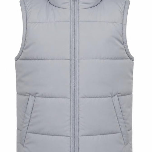 Dunnes Stores Boys Grey Quilted Nylon Zip Bodywarmer 6-7 Years