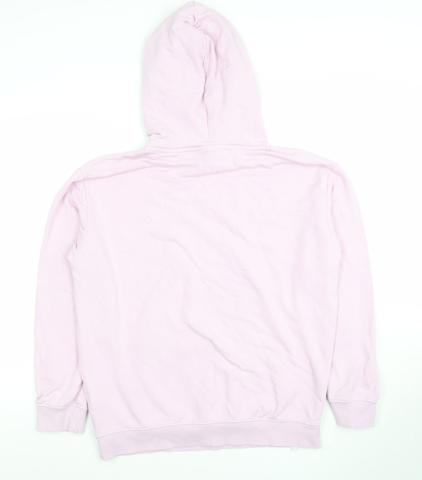 Bekkin Women Pink Pullover Hoodie Medium Cotton Blend