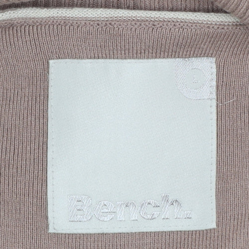 Bench Women’s Beige Stripe Belted Cardigan L Knitwear