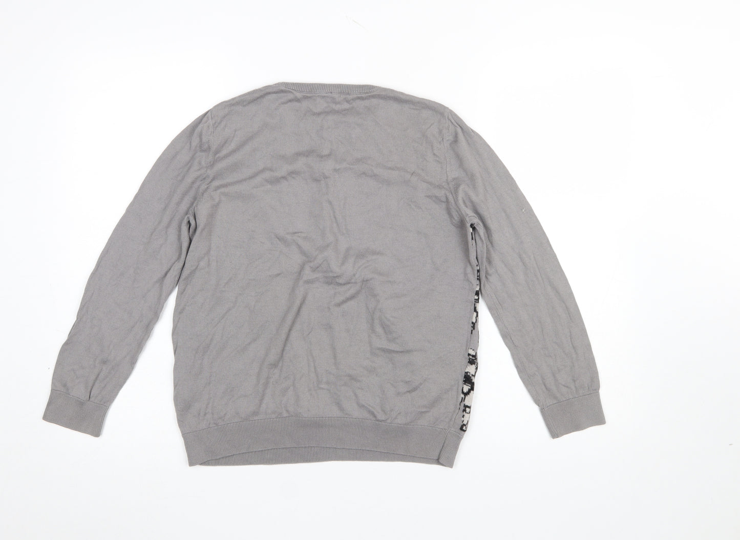 Marks and Spencer Boys Grey Star Wars Jumper 11-12 Years 100% Cotton