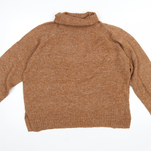 Vero Moda Women’s Brown Roll Neck Knit Jumper XL