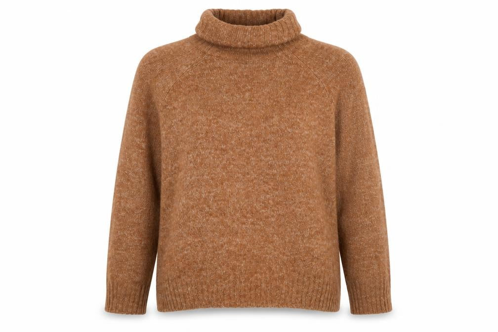 Vero Moda Women’s Brown Roll Neck Knit Jumper XL