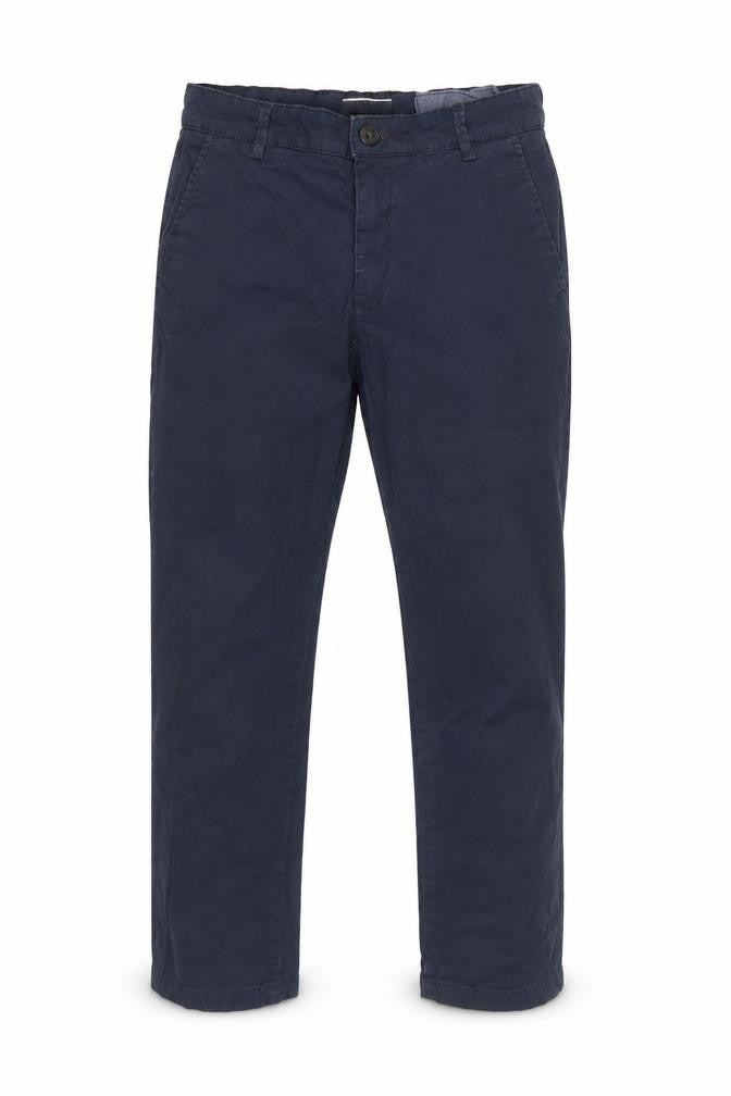 Selected Homme Men's Blue Slim Fit Cotton Chino Trousers W32 L30