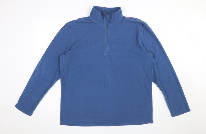 Peter Storm Men's Blue XL Fleece Half Zip Pullover Sweatshirt