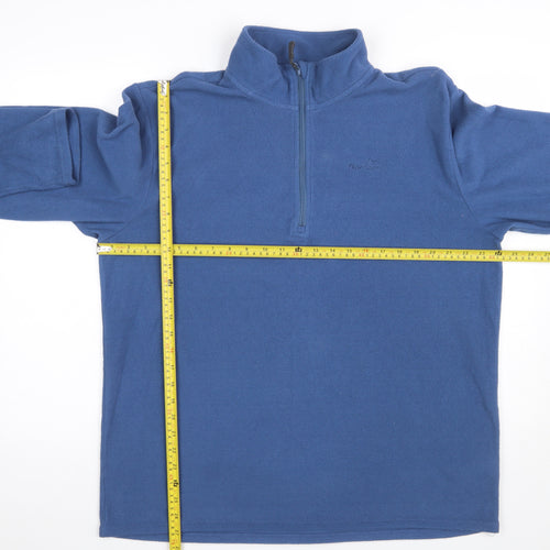 Peter Storm Men's Blue XL Fleece Half Zip Pullover Sweatshirt