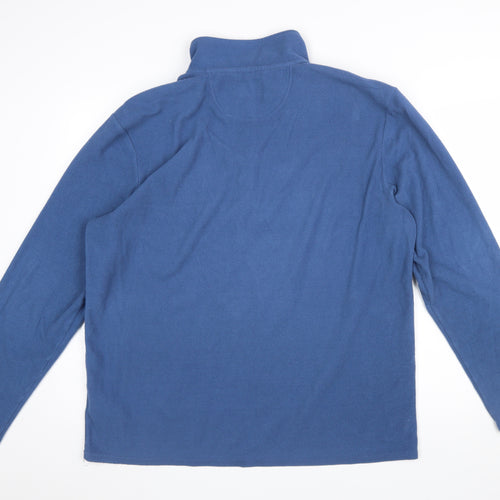 Peter Storm Men's Blue XL Fleece Half Zip Pullover Sweatshirt