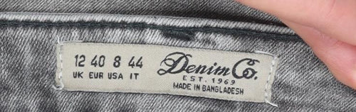 Denim Co. Women’s Grey Skinny Stretch Jeans Size 12