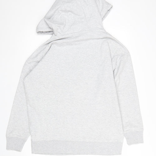 Ivy Park Women's Grey Pullover Hoodie Size M Cotton Blend