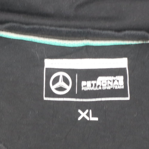 Mercedes AMG Petronas Black Hamilton Men's XL Graphic T-Shirt