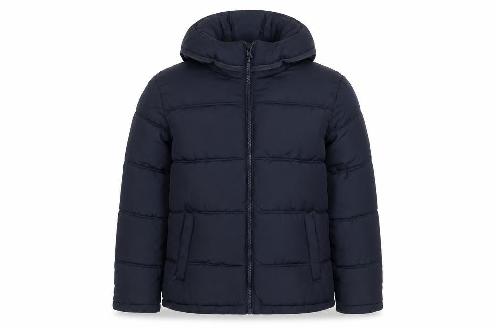 Grand & Hills Boys Blue 12-13 Years Hooded Puffer Jacket