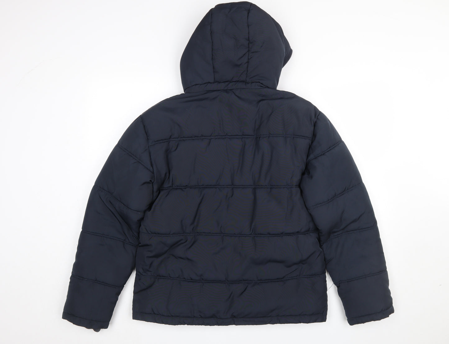 Grand & Hills Boys Blue 12-13 Years Hooded Puffer Jacket