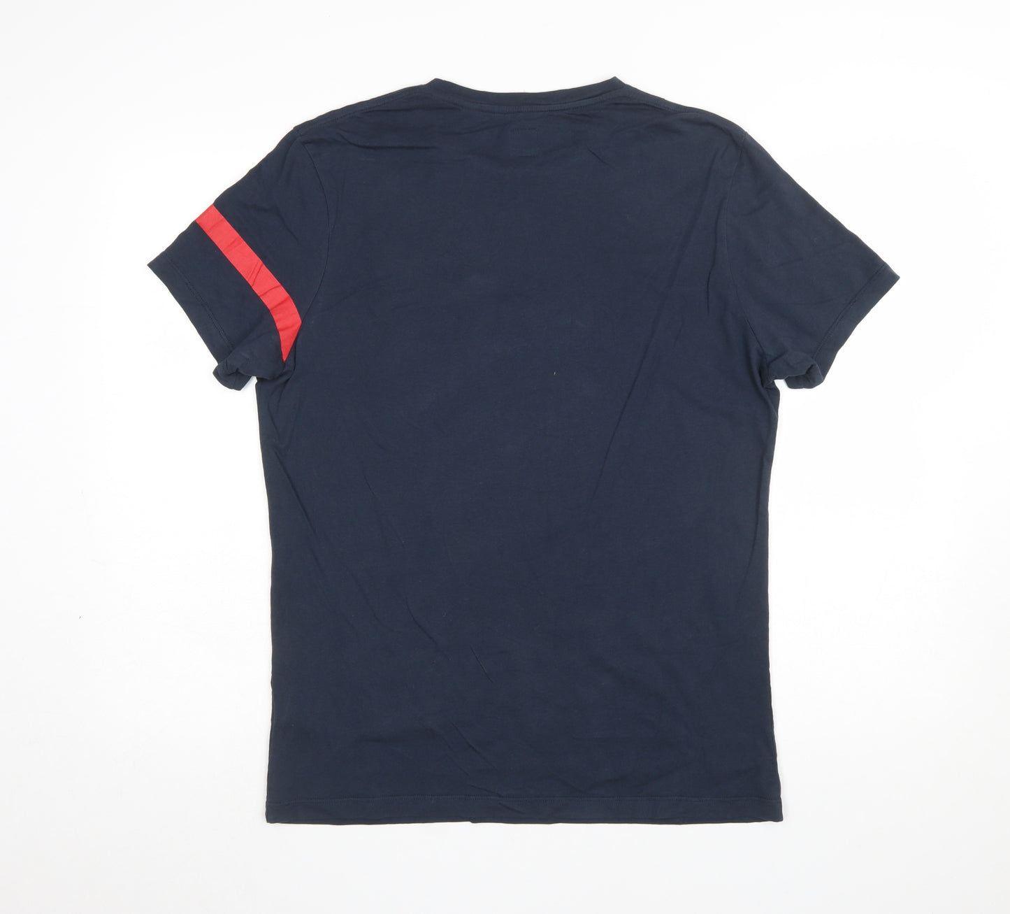 Jack Wills Mens Blue Crew Neck Short Sleeve Cotton T-Shirt S