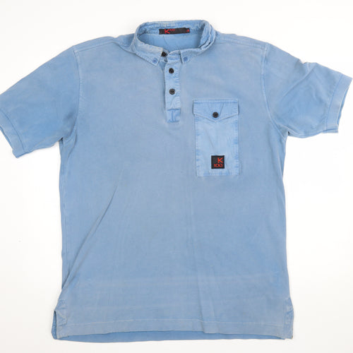 Karrimor K100 Men's Blue 100% Cotton Short Sleeve Polo Shirt L