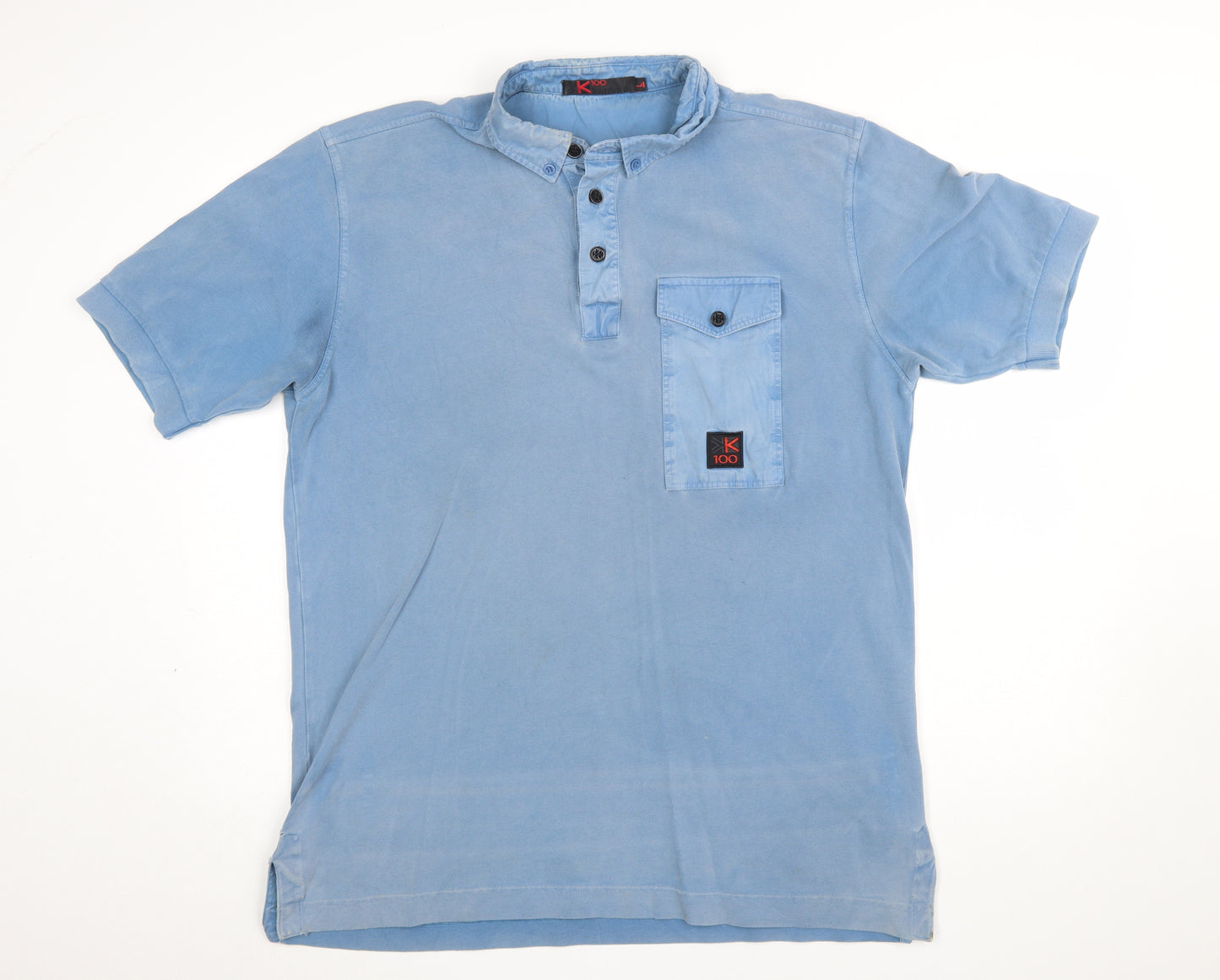 Karrimor K100 Men's Blue 100% Cotton Short Sleeve Polo Shirt L