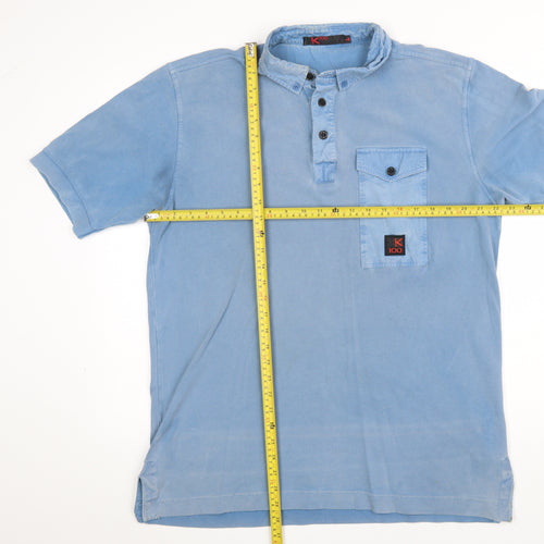 Karrimor K100 Men's Blue 100% Cotton Short Sleeve Polo Shirt L