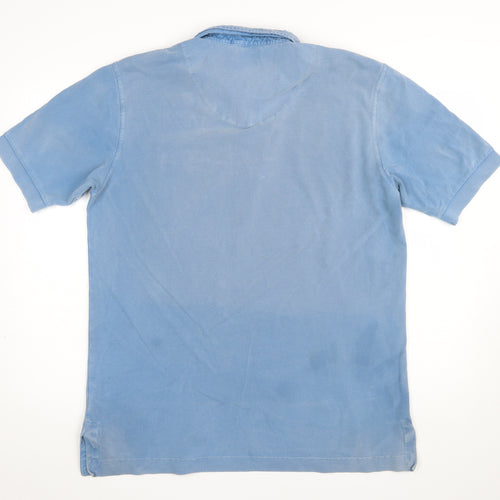 Karrimor K100 Men's Blue 100% Cotton Short Sleeve Polo Shirt L