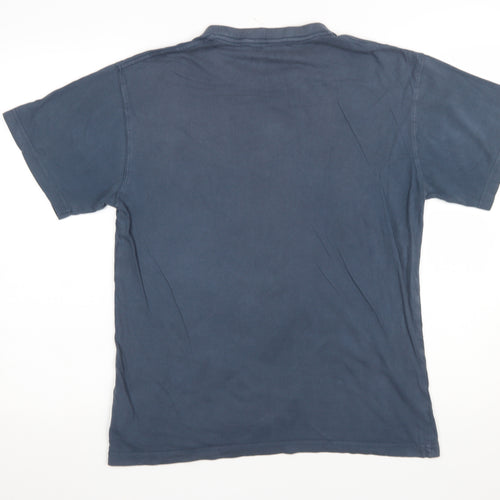 Hallifax Tees Men's Blue Medium New Zealand Graphic Cotton T-Shirt
