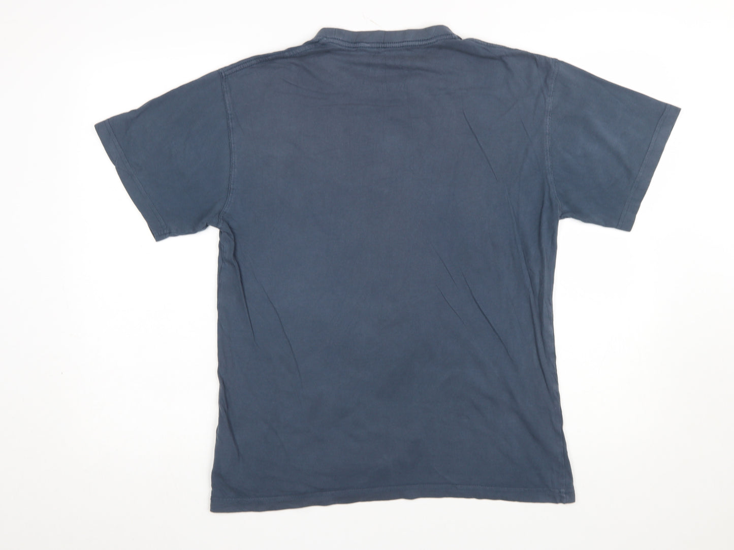 Hallifax Tees Men's Blue Medium New Zealand Graphic Cotton T-Shirt